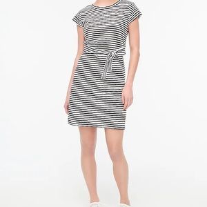 J Crew Size Medium NWT Tie Front T Shirt Dress